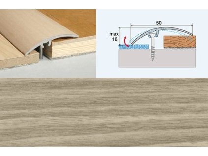 Profil AL Effector A65 vyrov. prechod. nar. 50 DUB ARTIC 2,7 M