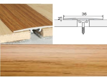 Profil AL Effector A68 prechod. nar. 36 HIKORA 0,9 M