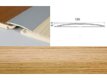 Profil AL Effector A73 prechod. nalep. 120 DUB 2m