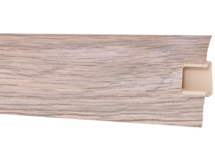 Lišta soklová PVC Arbiton 55 Dub Sardinia 104 26x55x2500 mm