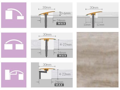 prechodova lista arbiton CS3 dub anticky