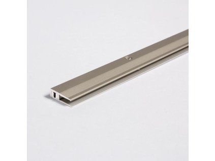 End profile in aluminium for Design flooring coverings Stainless steel, floor coverings 4-9 mm stainless steel 1744331 1000x22x7 mm