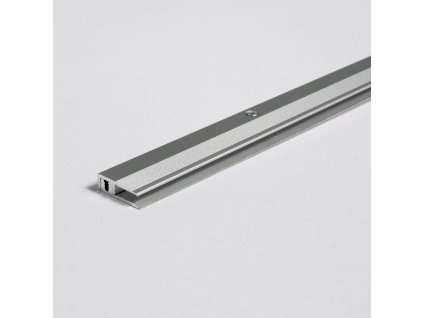 End profile in aluminium for Design flooring coverings Silver, floor coverings 4-9 mm silver 1744328 1000x22x7 mm