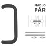 FT - MADLO kód K38 Ø 32 mm UN pár