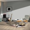 kompozitna podlaha parador basic5 3 dub 1744609 v interieri s gitarami