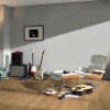 kompozitna podlaha parador modular one hydron dub 1744836 v interieri s gitarami