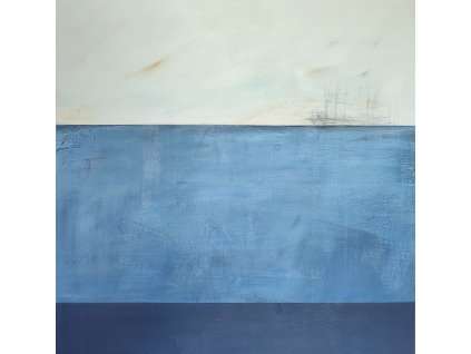 Prízrak, 80x80, akryl kombinovaná technika, plátno