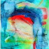 obrazy original umenie OPUS 3 akryl, kombinová technika,20x20, plátno