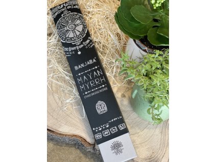 Prírodné vonné tyčinky BANJARA Mayan Myrrh