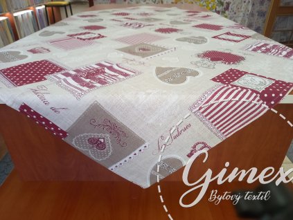 OBRUS 140X140cm  bavlna