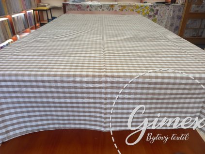 OBRUS 140X180cm KÁRO