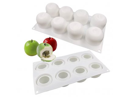 3D Apple Shape Silicone Mold 8 Cell DIY Cake Mousse for Ice Cream Chocolate Pastry Art.jpg Q90.jpg