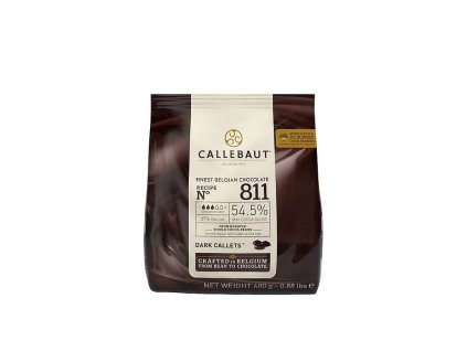 Hořká čokoláda 54,5%, Callebaut 811, 400g