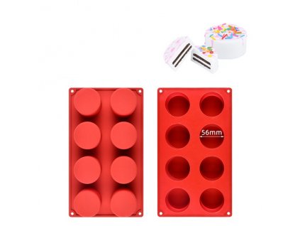 Flat Cylinder Silicone Mold For Baking Chocolate Cover Cookie Sandwich Cookies Muffin Cupcake Brownie Cake Pudding.jpg 640x640