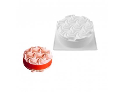 2psc set Spiral Flower Mousse Cake Mold Silicone Molds for DIY Baking Desserts Kitchen Bakeware Tools.jpg Q90.jpg (1) kopie
