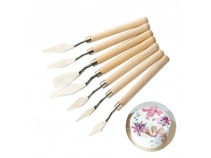 7Pcs Cake Palette Knife for Baking Mini Oil Spatula Art Small Clay Tools for Decorating Design.jpg