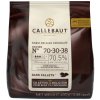 Hořká čokoláda 70%, Callebaut 70-30-38 NV, 400g