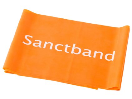cvicebni guma sanctband 2 m pomeranc stredne silna