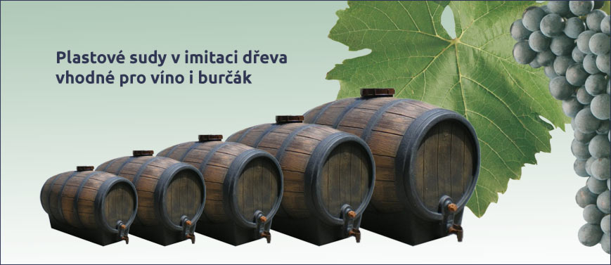 Plastové sudy na víno