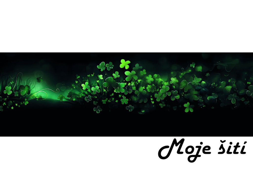 Zelené lístečky 150x50