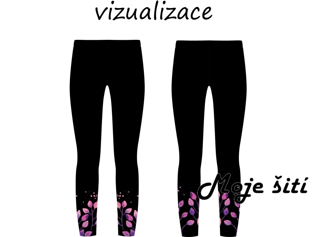 UŠITÉ Akvarelové lístečky