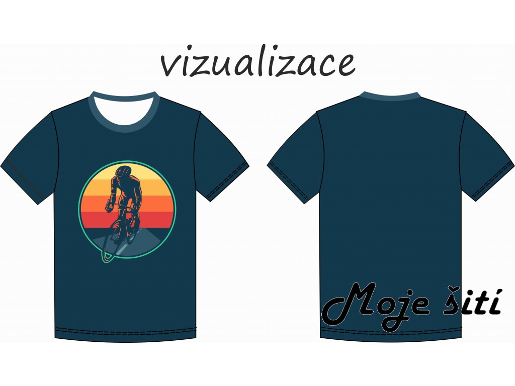 cyklista na duze vizual