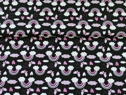 Motýlci a duhy se srdíčky