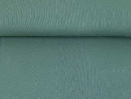 Bavlněný náplet s elastanem  Eukalyptus K  2x2 žebro