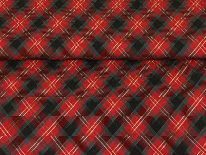 Tartan červený