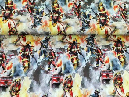 ZIMNÍ softshell s beránkem -  Hasiči v plamenech