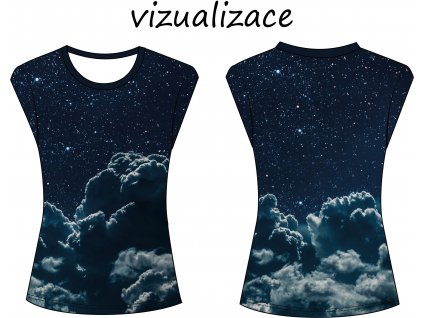 Noční obloha vizualizace