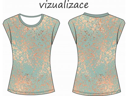 Zlatá patina tričko