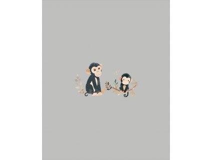 malovaná zoo OPIČÁCI panel