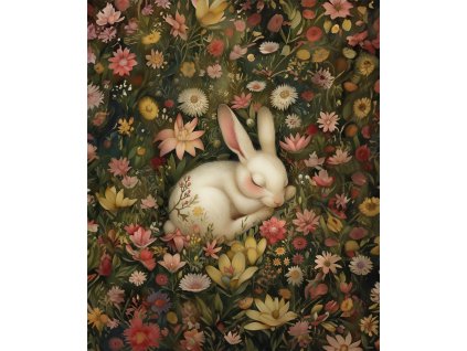 Spící zajíček vizualizace