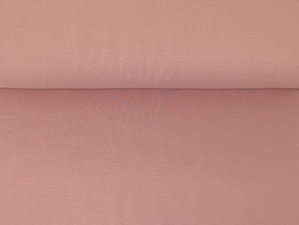 Bavlněný náplet s elastanem  Starorůžový