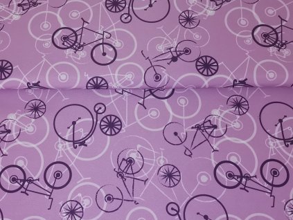 Bicykly levandulové - BEZ NÁPISŮ