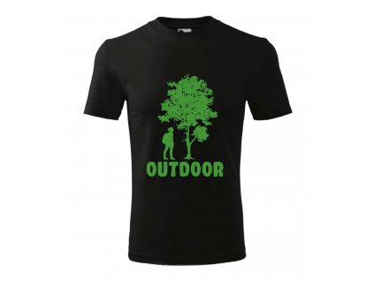 černé triko Malfini