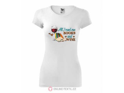 bílé tričko dámské