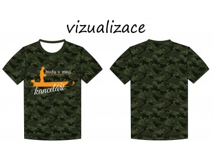 vizualizace pánské a dětské tričko