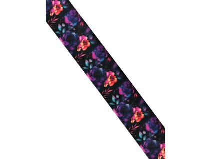 Fialovo růžové květy 1 4cm