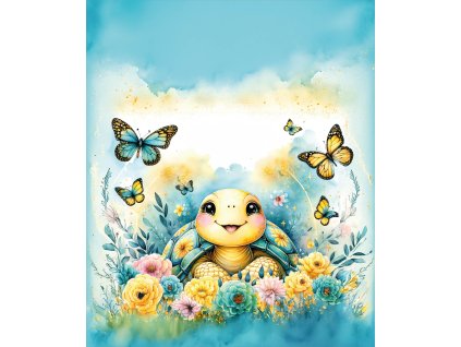 Zelvicka a motylci tisk