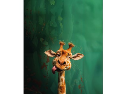 Blazniva zirafa 50x60
