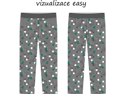 KALHOTY SLIM UŠITÉ VIZUALIZACE