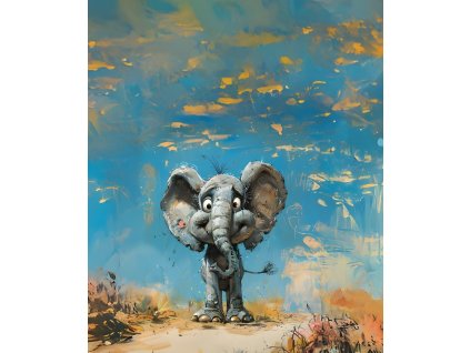 50x60 eshop slon karikatura