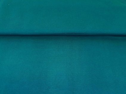 Teplákovina s elastanem Jasná petrolej K