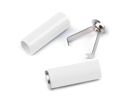 koncovka s pojistkou bílá