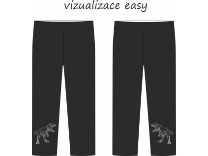 KALHOTY SLIM UŠITÉ VIZUALIZACE