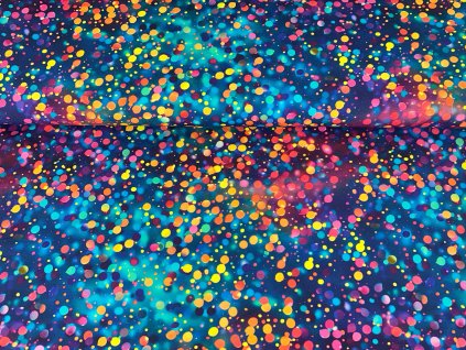 Zimní  softshell - Barevné konfetky