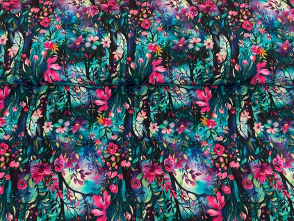 ZIMNÍ softshell s beránkem -  Malovaný keř