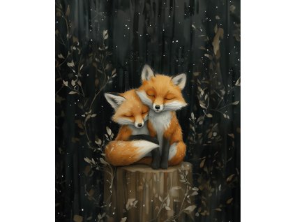 Lišky nejlepší kamarádky vizualizace